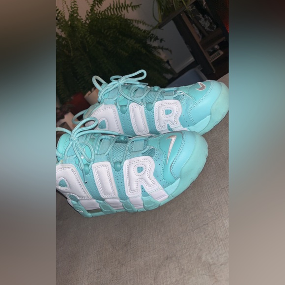 Nike Air More Uptempo GS 'Island Green' 6.5Y - Picture 1 of 6